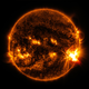 A large, X-class solar flare erupting on the surface of the sun in October 2014. Image: NASA Solar Dynamics Laboratory